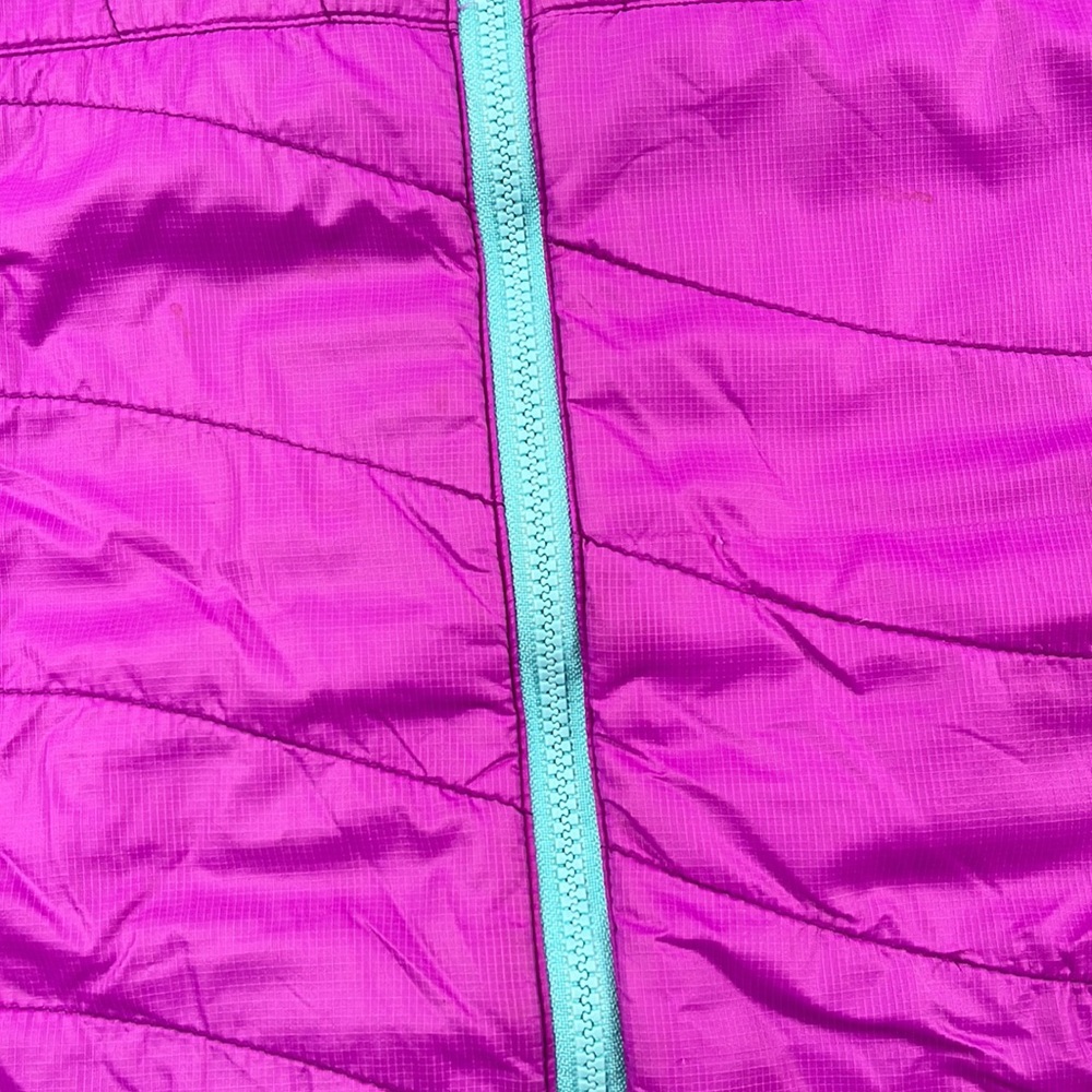 LL Bean 14/16 Purple Blue Lightweight Full Zip Hooded Jacket - Picture 15 of 16
